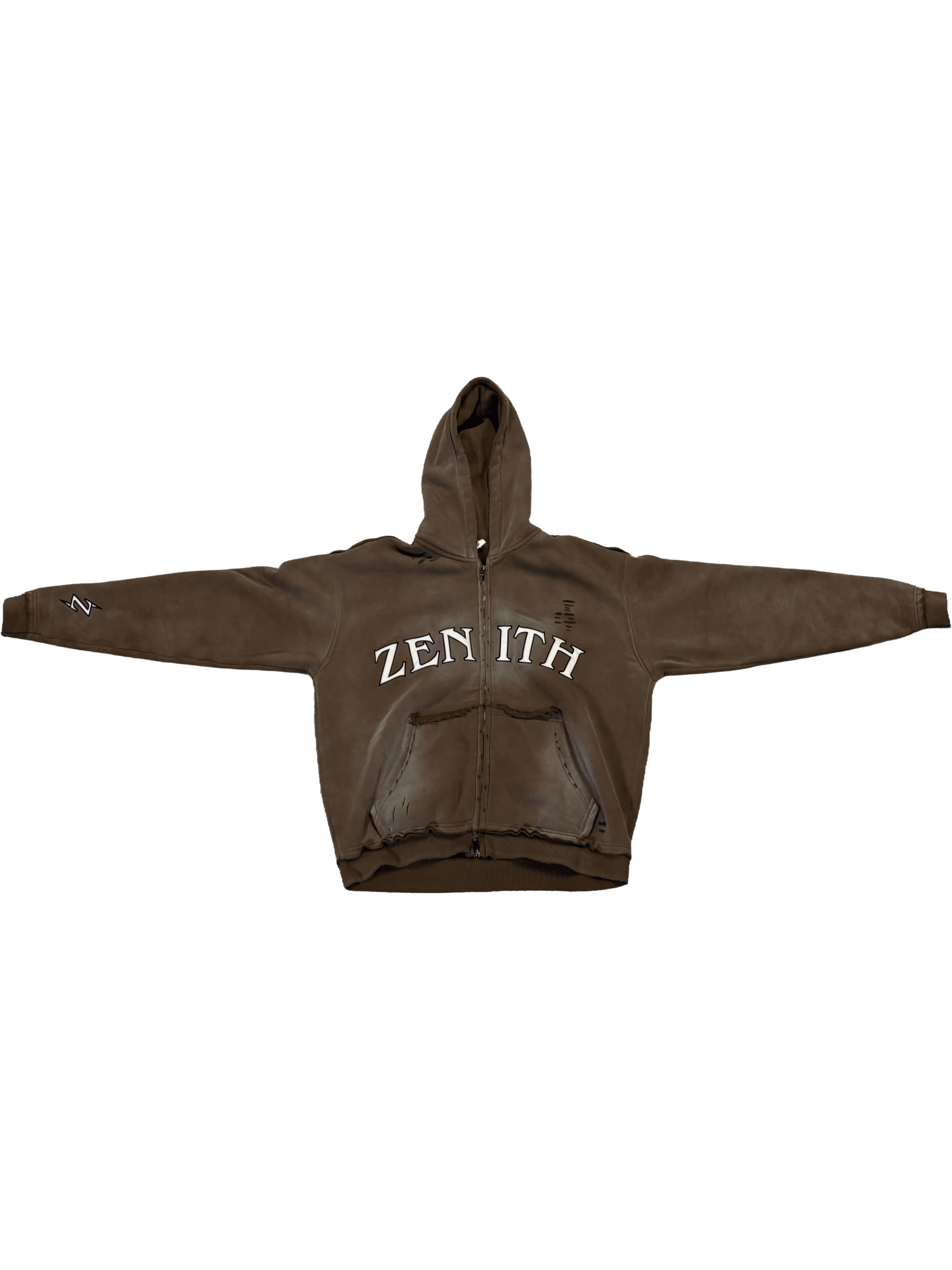 Zenith "Distressed" Zip-Up