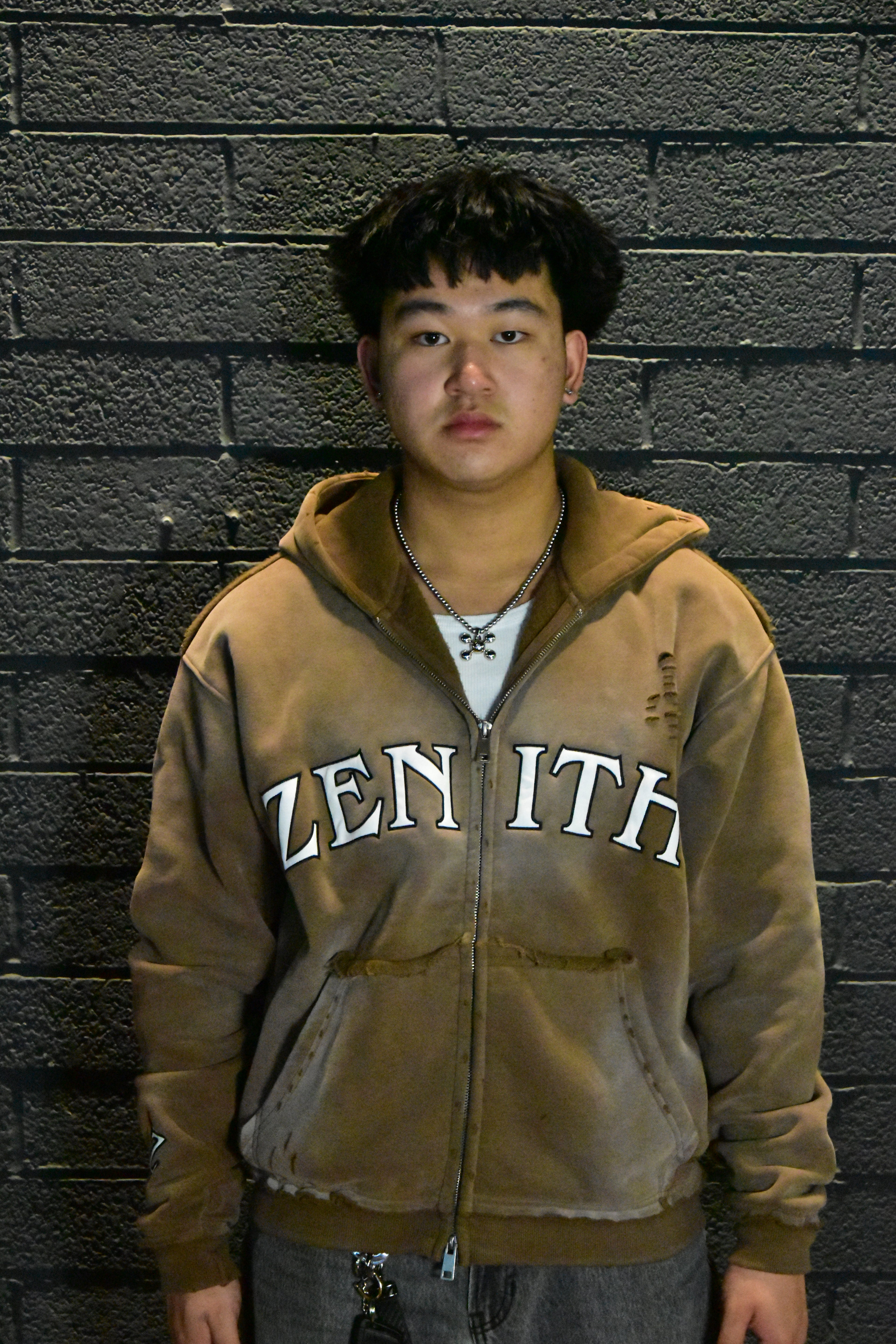 Zenith "Distressed" Zip-Up