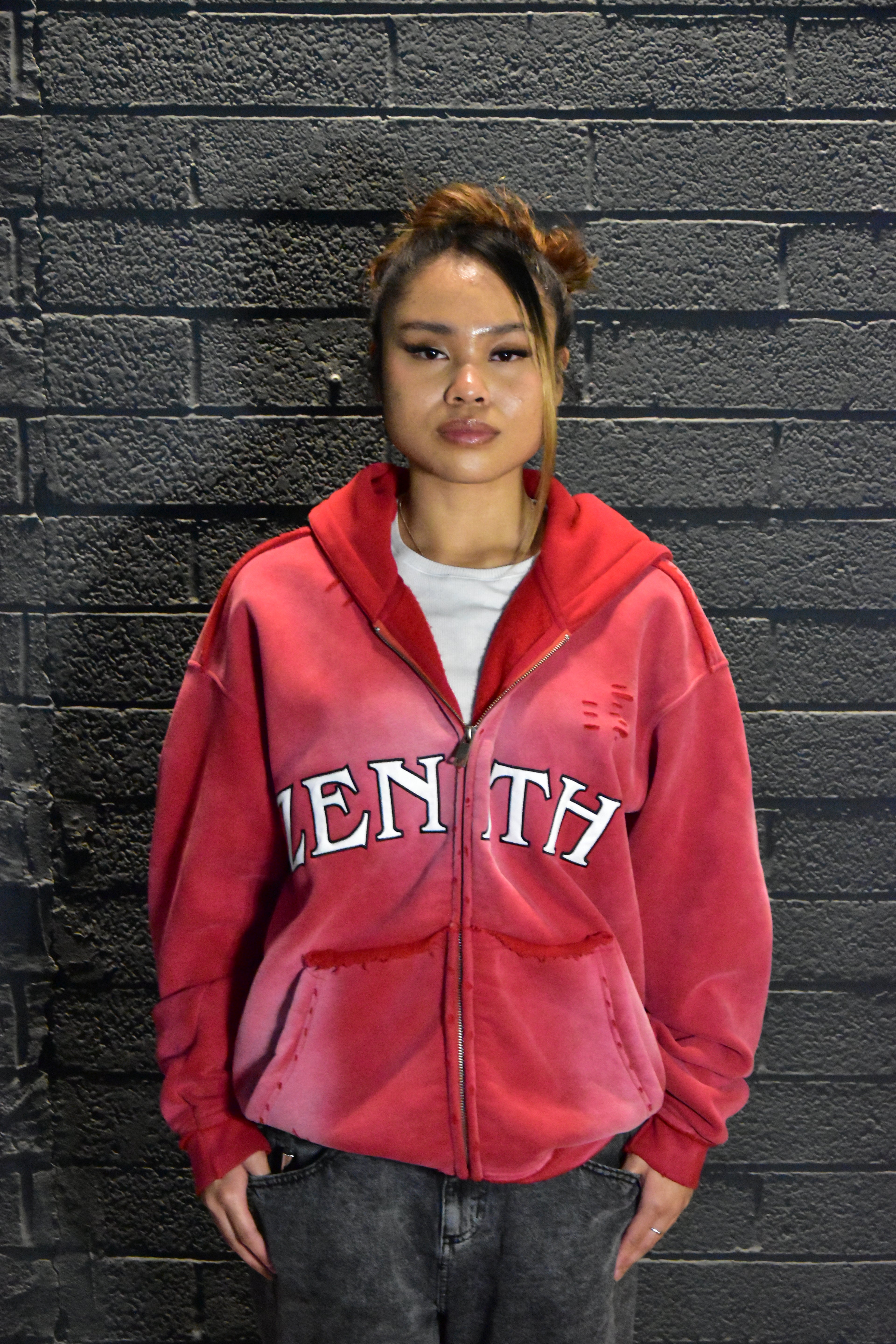 Zenith "Distressed" Zip-Up